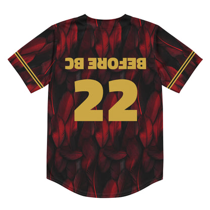 Red Eagle Feather Baseball Jersey – Number 22