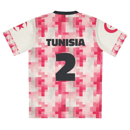 Tunisia National Football Jersey - Pixel Edition