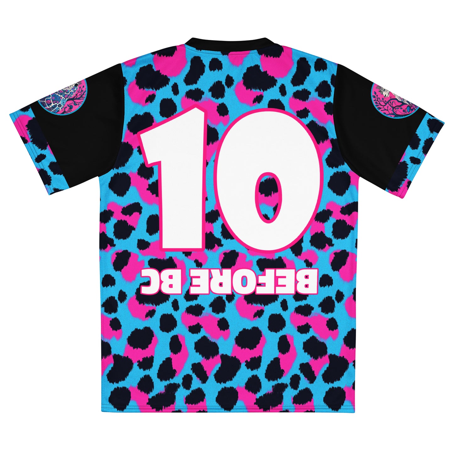 Fierce Beauty Bold Leopard Print Football Jersey