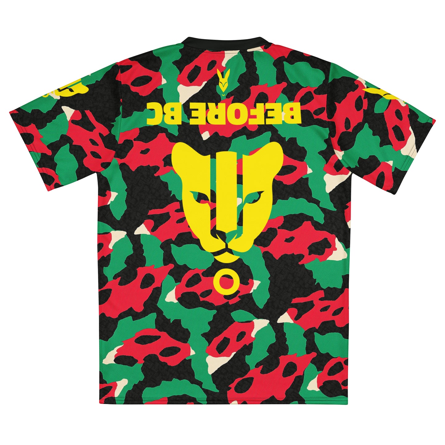 Palestine Vibrant Leopard Camo Football Jersey – Bold Streetwear Inspired by Heritage