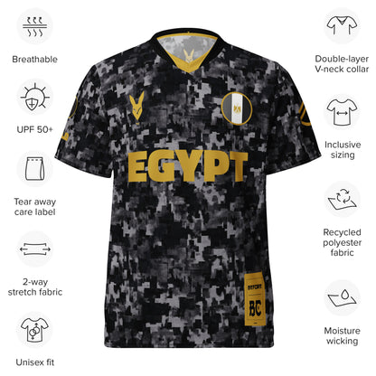 Egypt Camo Army Football Jersey by Before BC