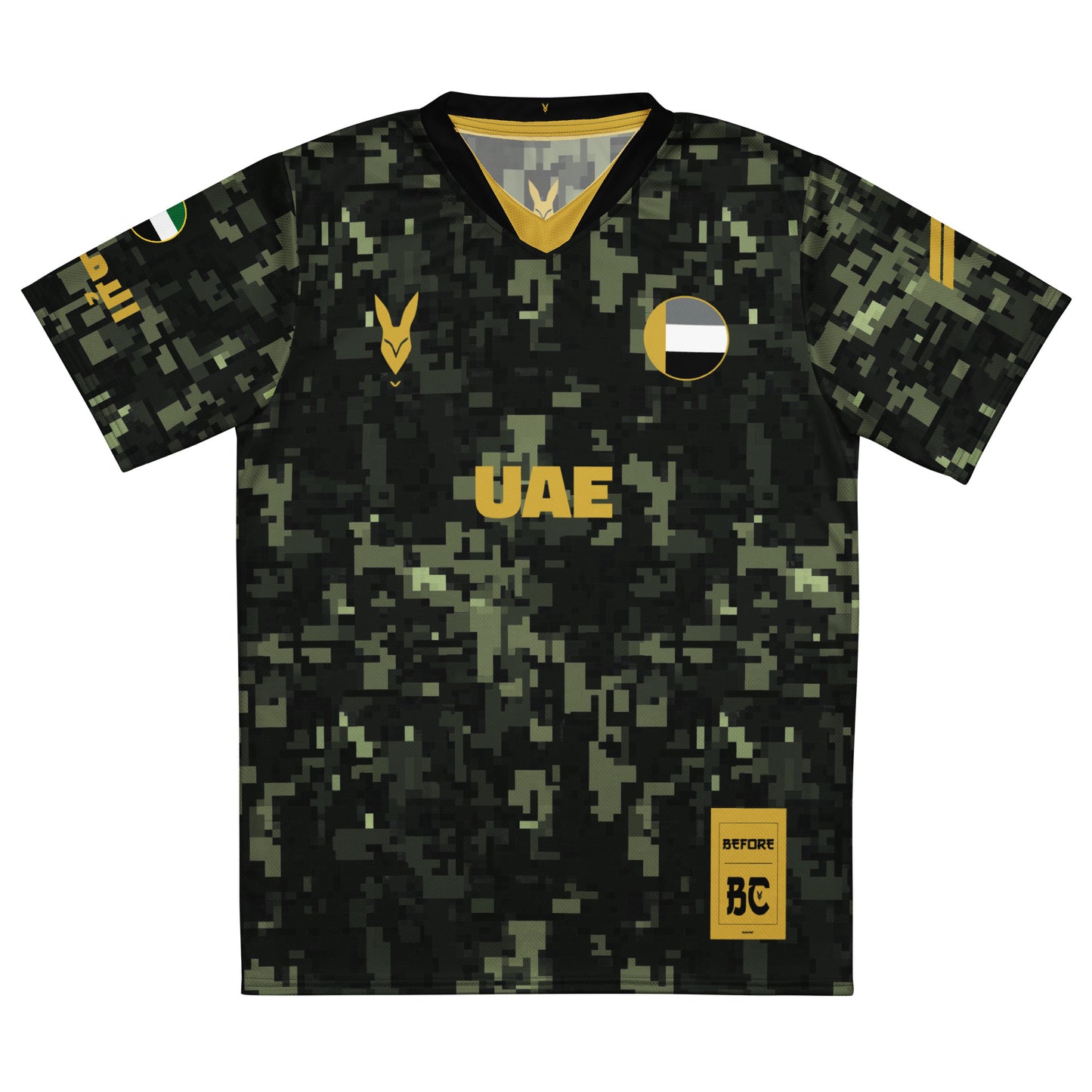 UAE Camo Heritage Football Jersey by Before BC