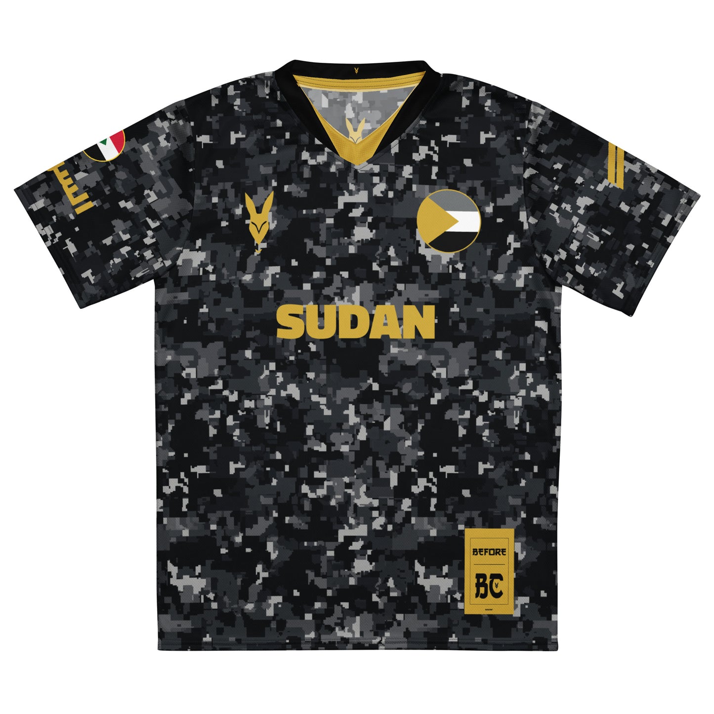 Sudan Camo Heritage Football Jersey by Before BC