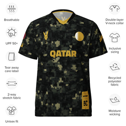 Qatar Camo Heritage Football Jersey by Before BC