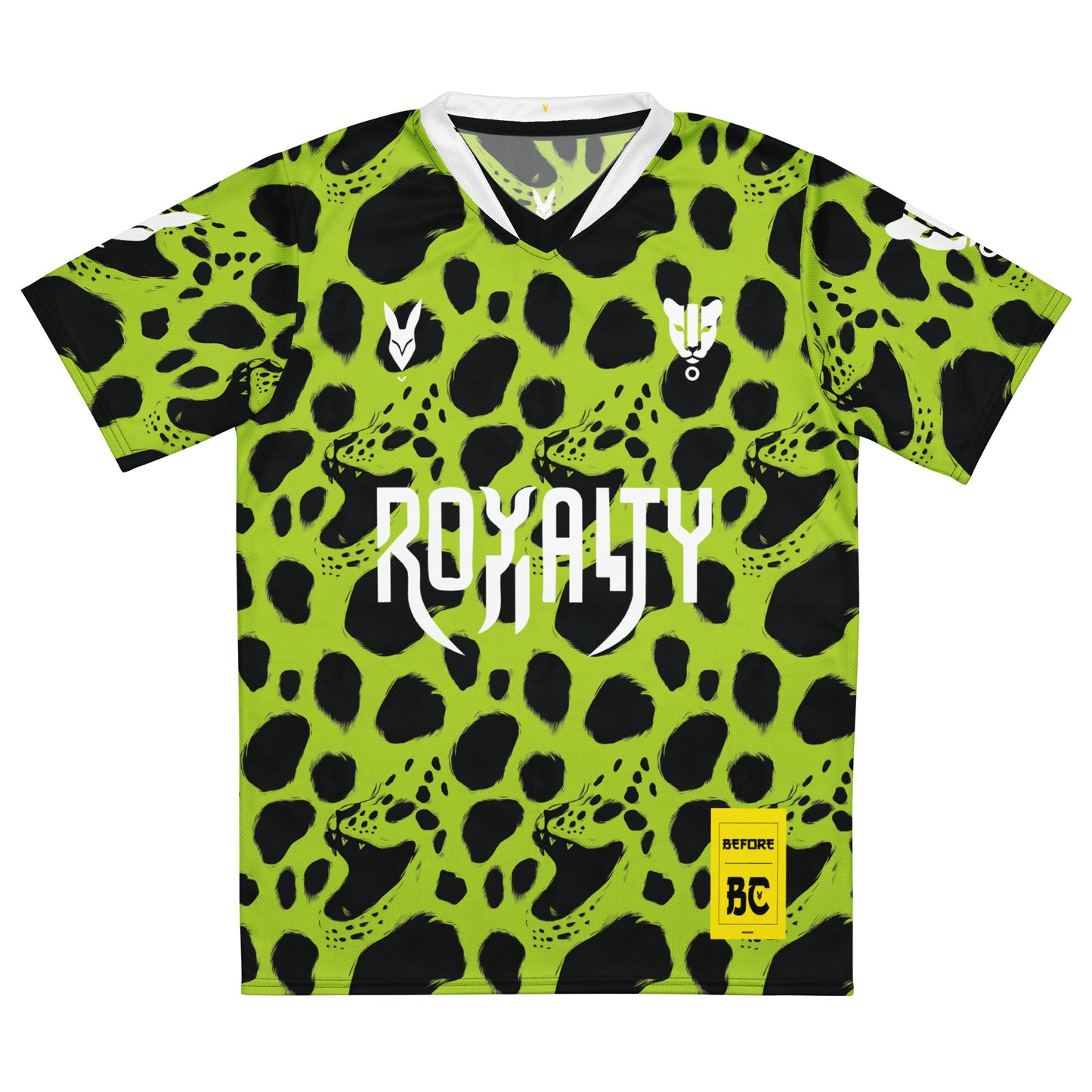 Vibrant Arabian Leopard Football Jersey – Roar of Streetwear Royalty