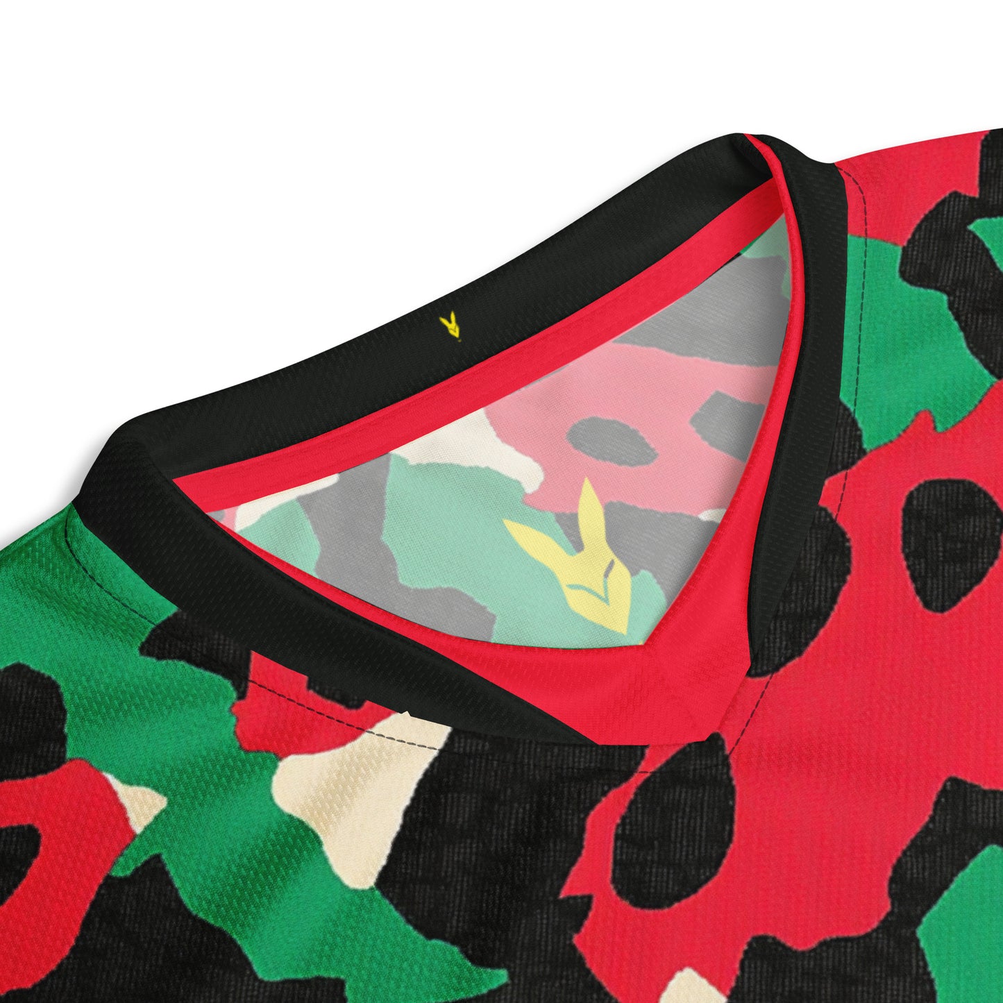 Palestine Vibrant Leopard Camo Football Jersey – Bold Streetwear Inspired by Heritage