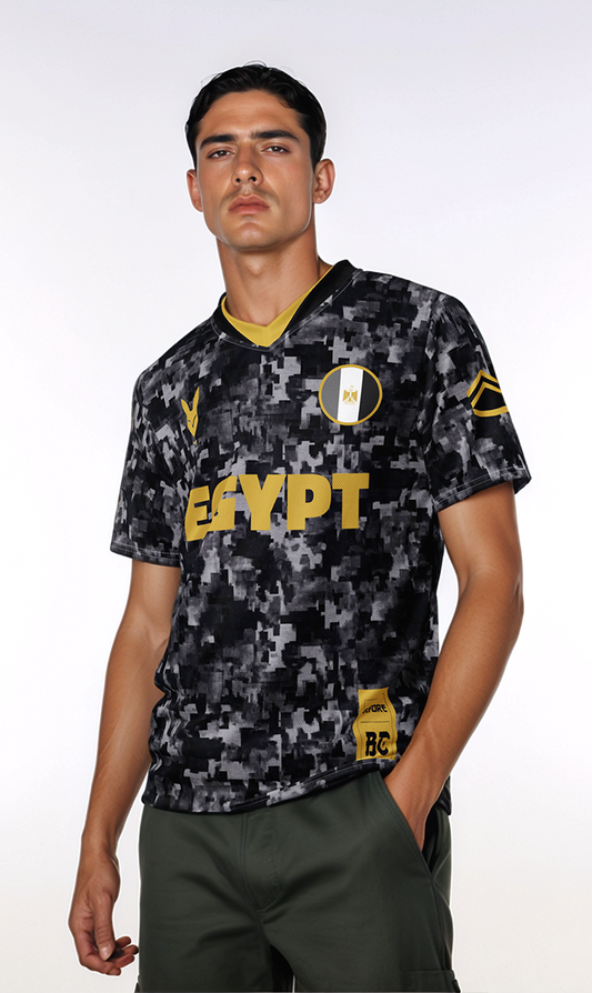 Egypt Camo Army Football Jersey by Before BC