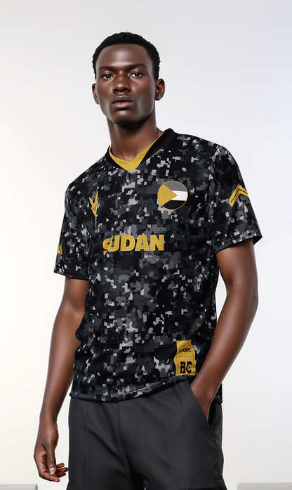 Sudan Camo Heritage Football Jersey by Before BC