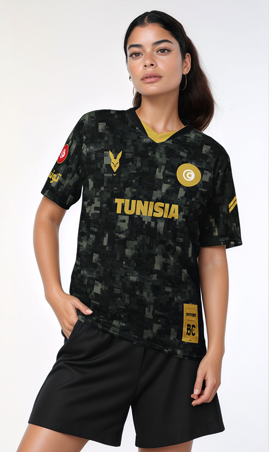 Tunisia Camo Heritage Football Jersey by Before BC